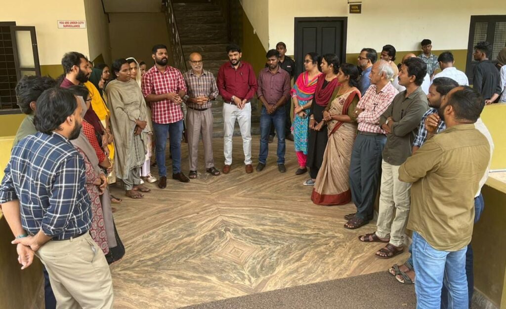A protest meeting was organized image