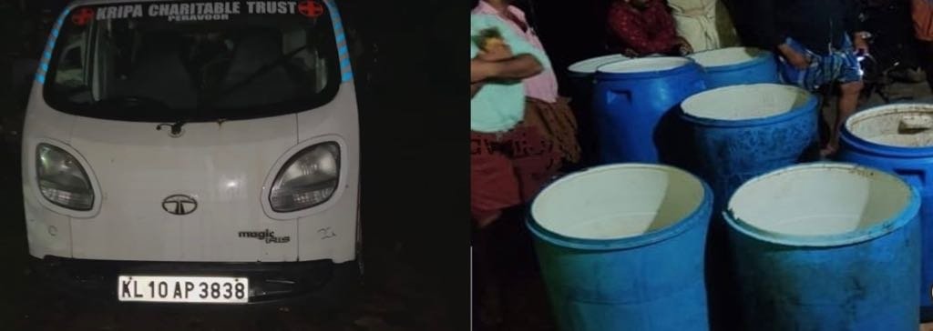 About 1,000 liters of wash seized (Kalpetta) image