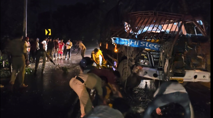 KSTP not listening to the complaint; the accident at Vezhupur turn continues, the officials are involved in the irregularities of the contractors image_cleanup