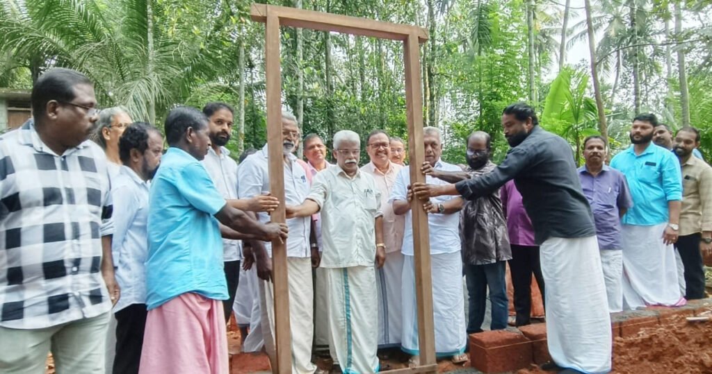 The laying ceremony of the house was held image