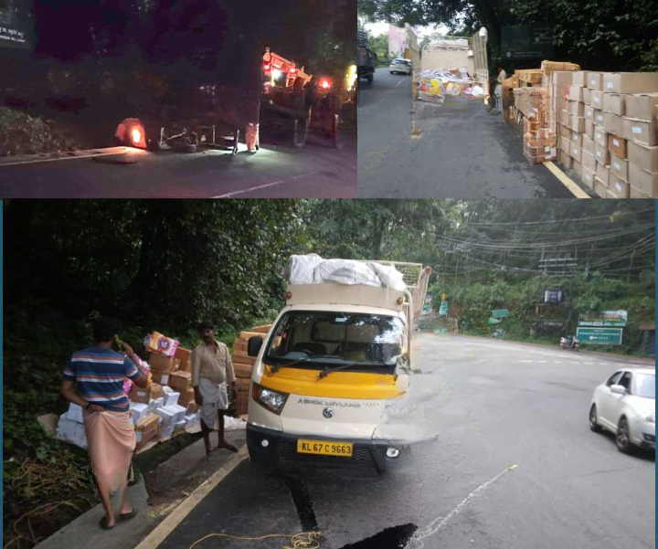 The pickup van overturned again at Thamarassery pass image_cleanup