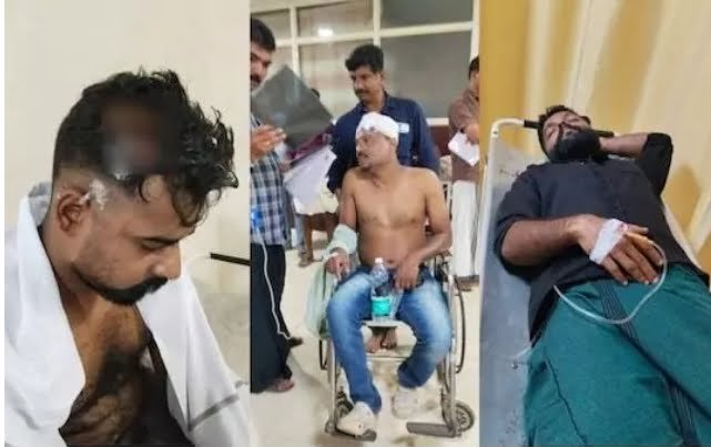 Attack on DYFI workers in Koyilandy, Kollam. image