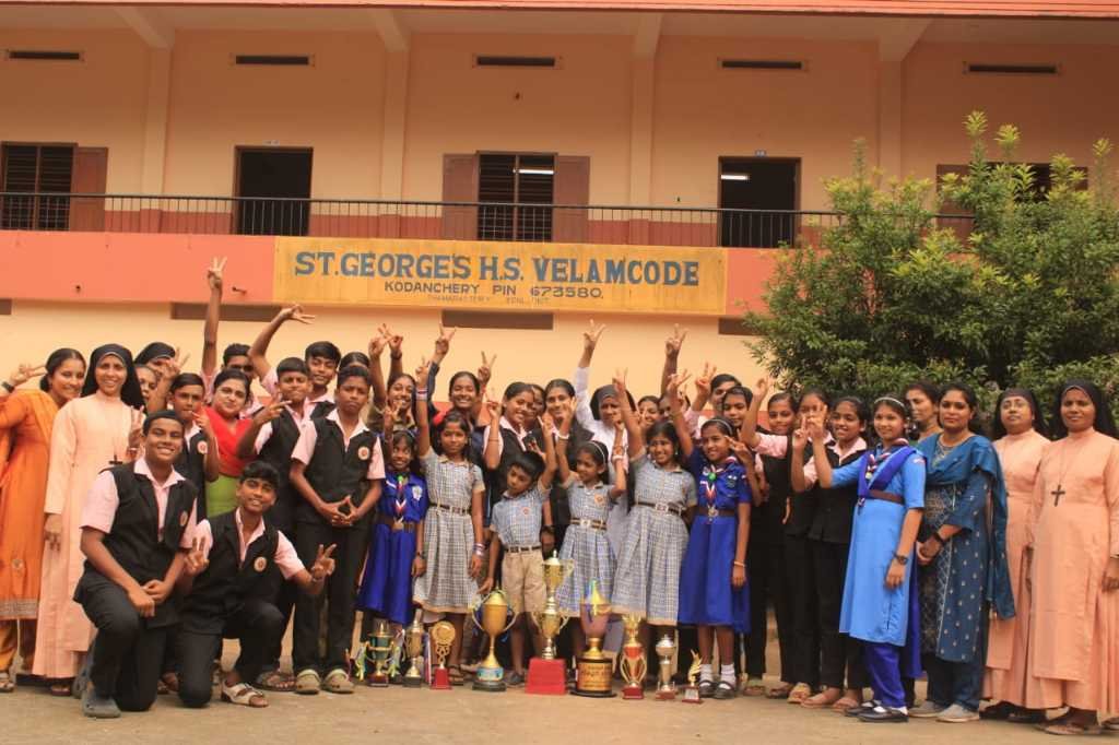 St. George's Higher Secondary School, Velangode with resounding success in Thamarassery, Sub-District Arts Festival image