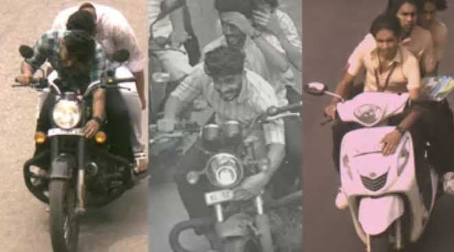 Kozhikode, M.V.D. suspends license of those traveling with hidden number plates image