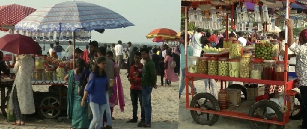 Food variety in Kozhikode beach is another level