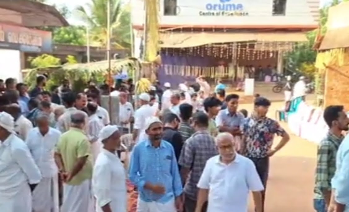 Road wedding at Kodiathur; Locals say that if you want a good road, you need a wedding