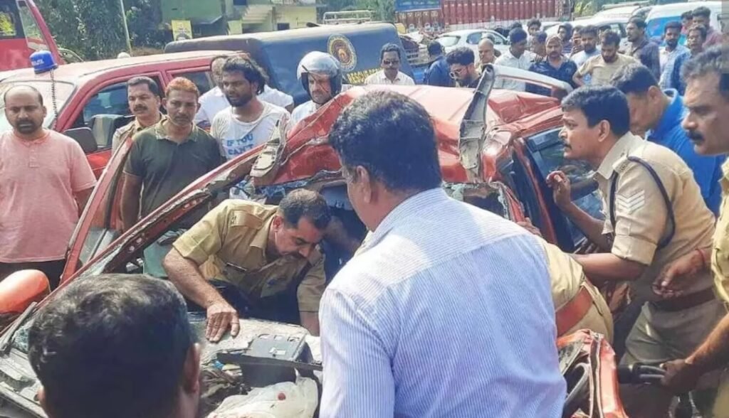 Kozhikode, നിർത്തിയിട്ട ലോറിക്ക് പിന്നിൽ കാറിടിച്ച് രണ്ടു പേർ മരിച്ചു 12 Two people died when a car rammed behind a stopped lorry