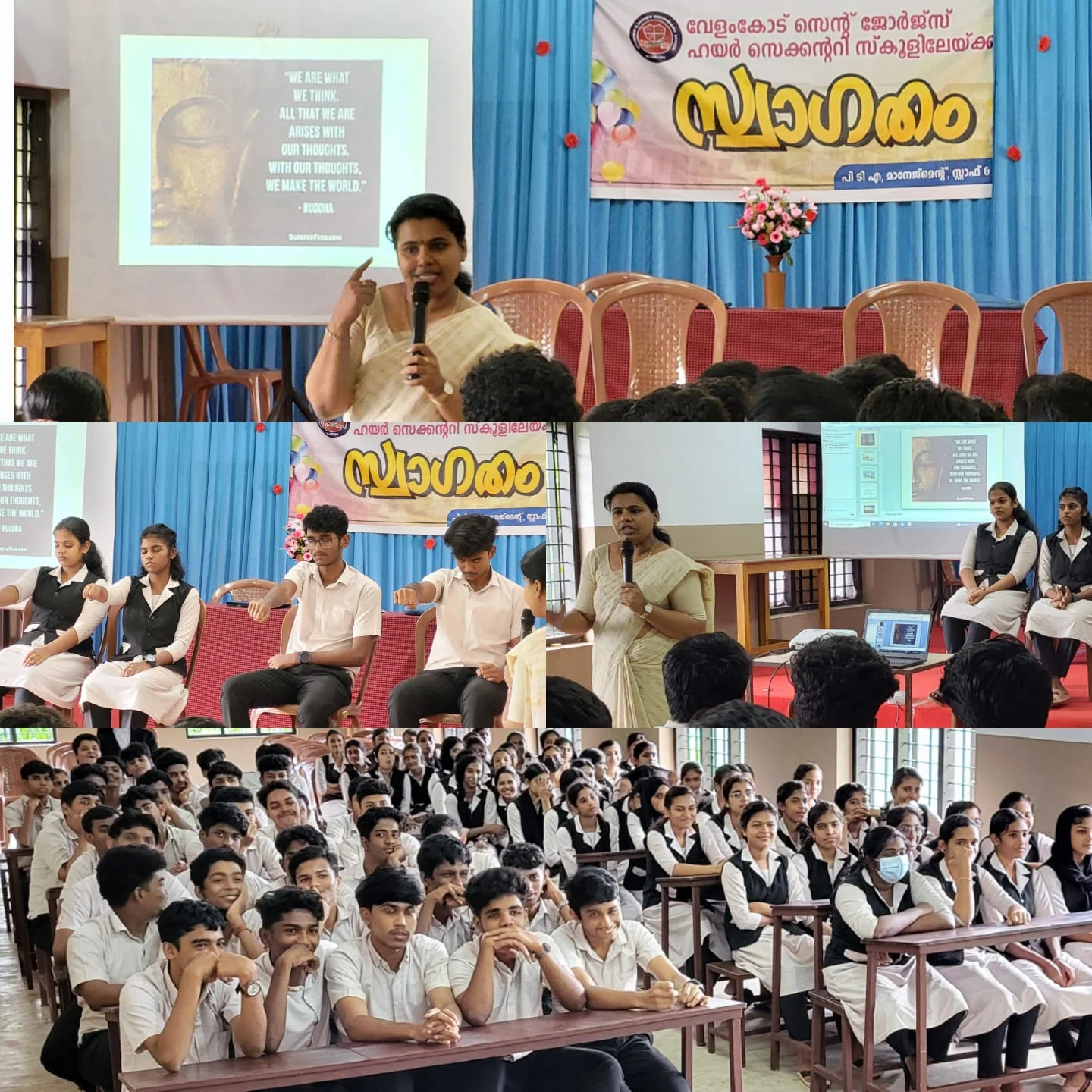 Kodenchery organized a motivational class on the Celebrate Your Life Yoga-Music Day.