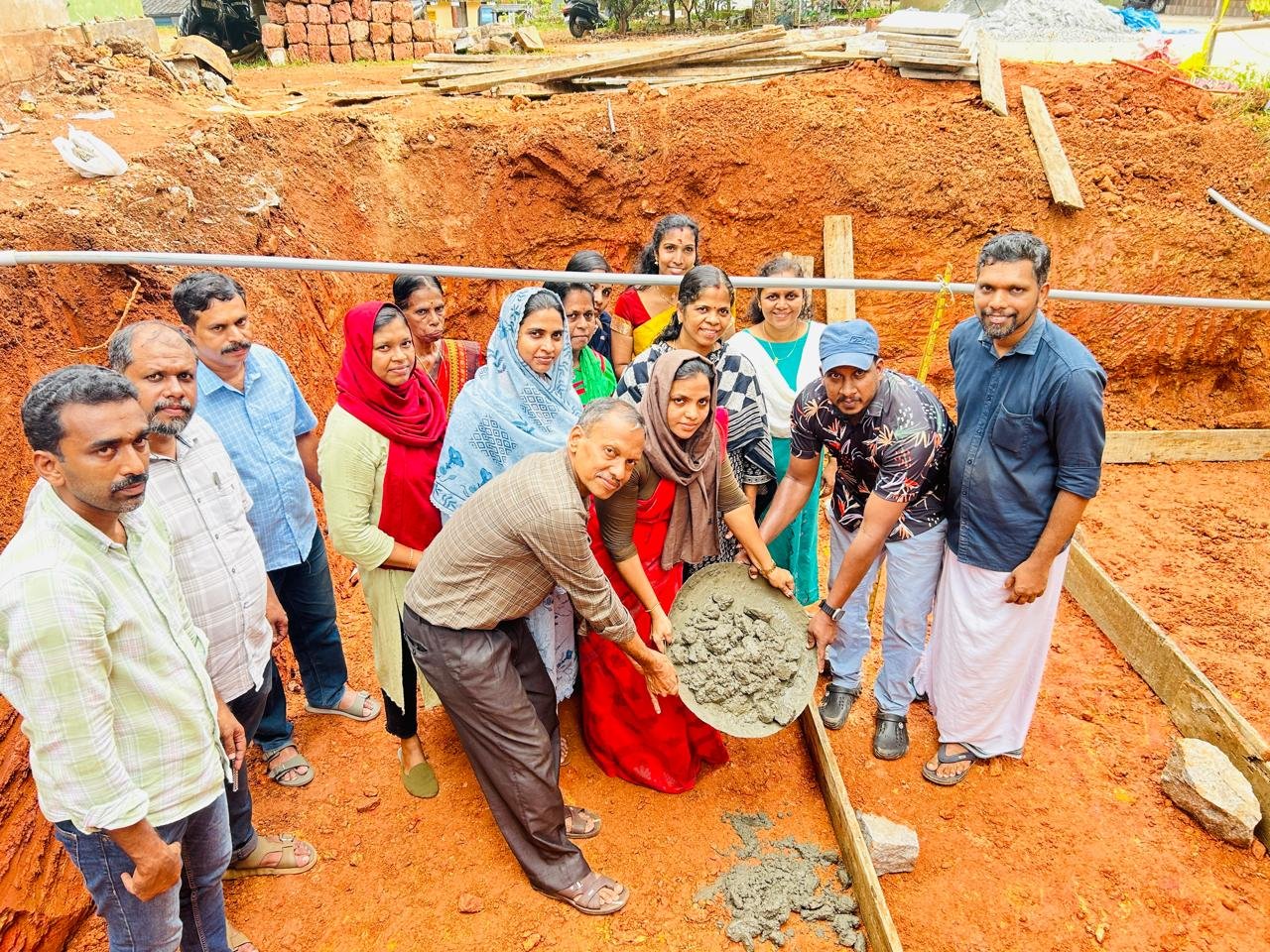 Thamarassery inaugurated the construction work of the toilet complex.