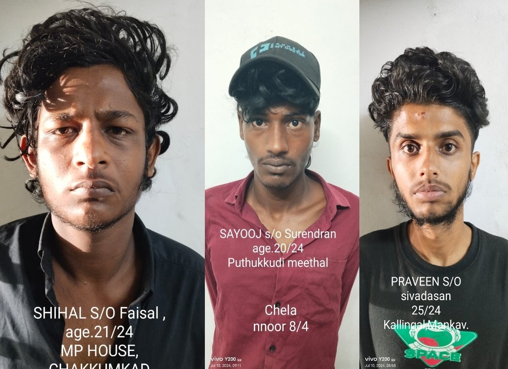 Balussery, three arrested with stolen bikes during vehicle inspection