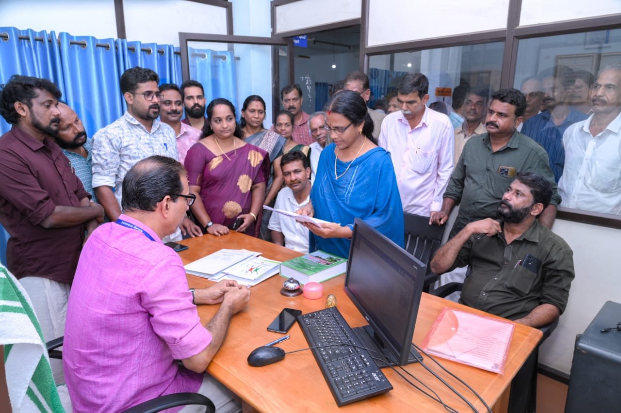 Omassery, filed nomination papers