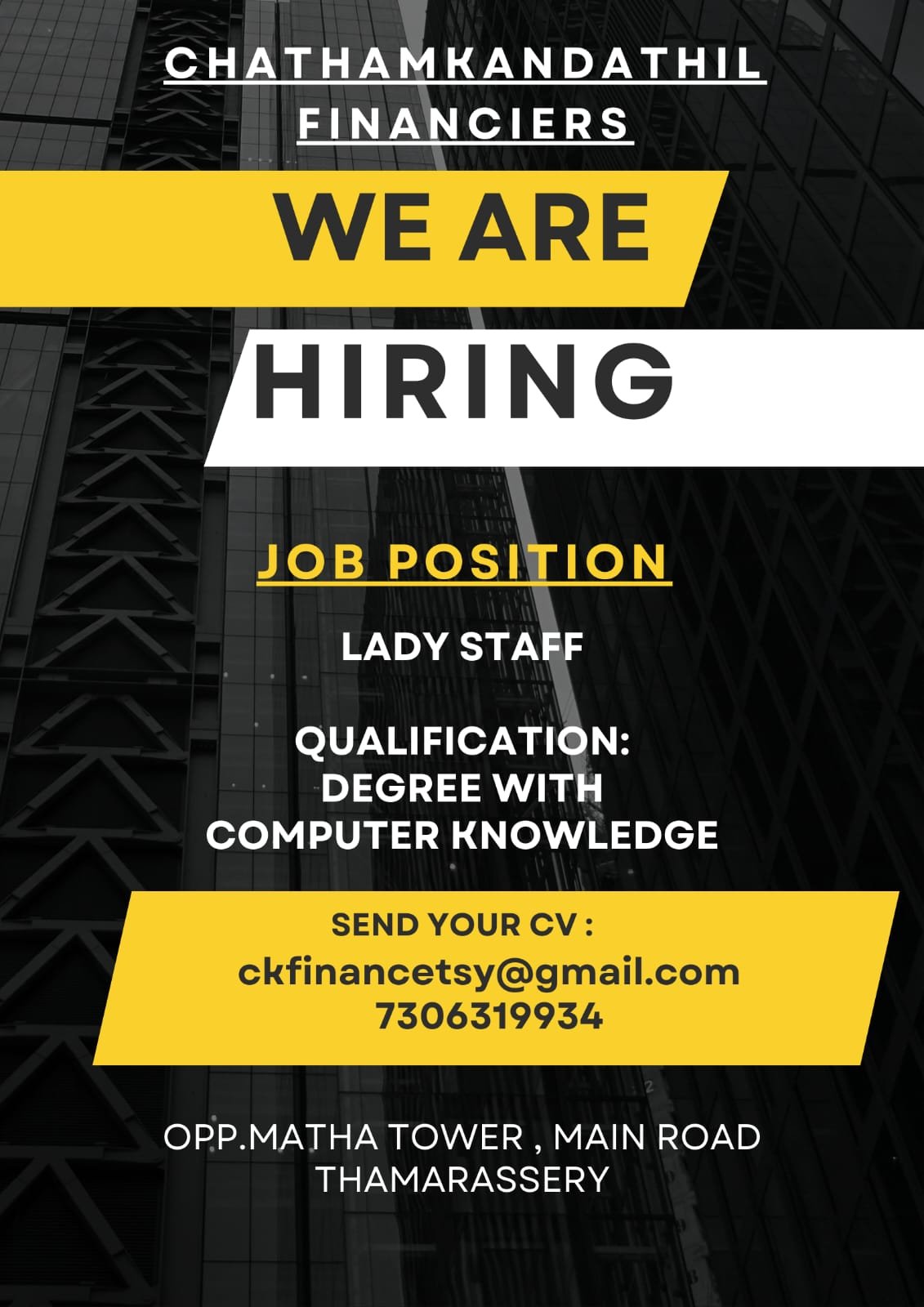 Chathamkandathil financiers