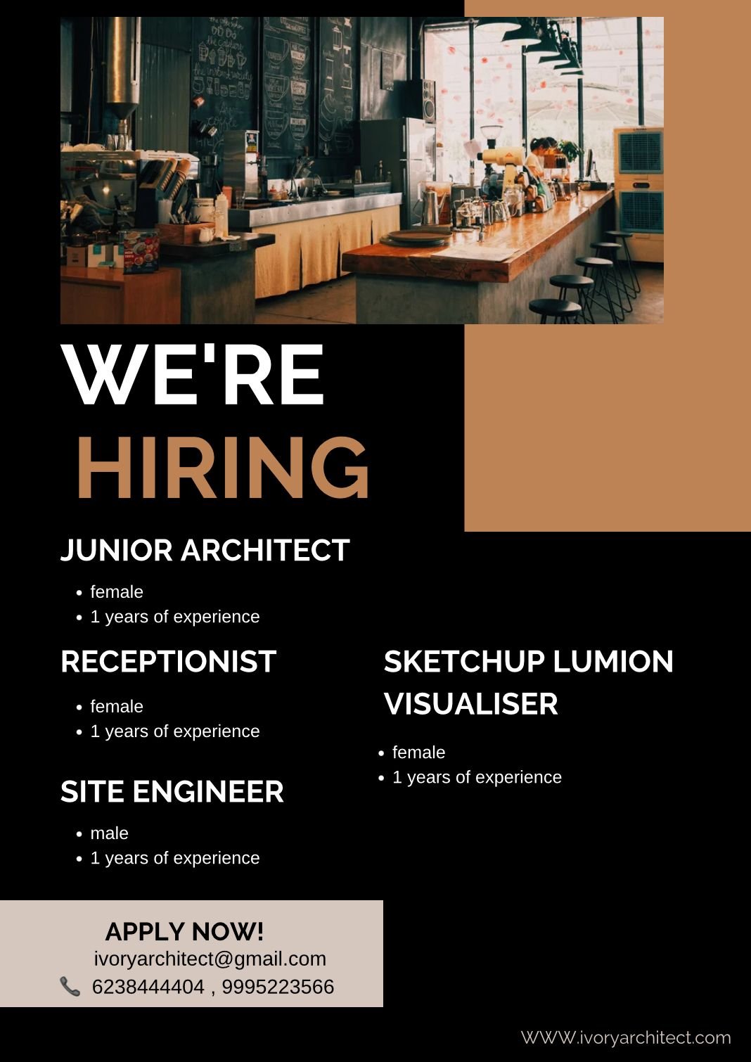 Koduvally Ivory Architectural Hiring Now