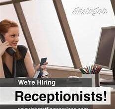 Receptionist (Female) Wanted