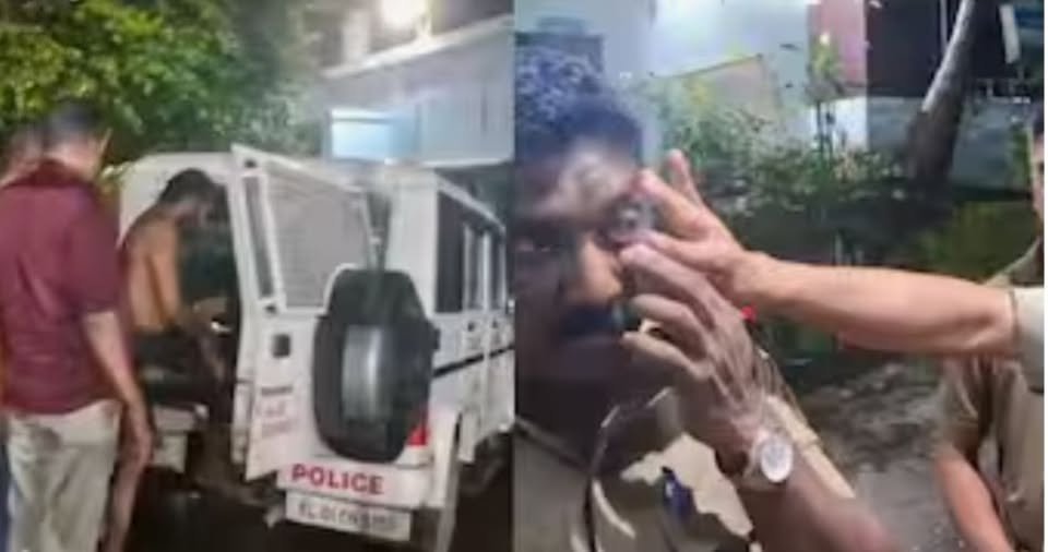 Kozhikode പ്രതിയെ തേടി വീട്ടിലെത്തിയ പൊലീസുകാർക്ക് മർദനം 11 kozhikode police officers assaulted while searching for an accused at his house