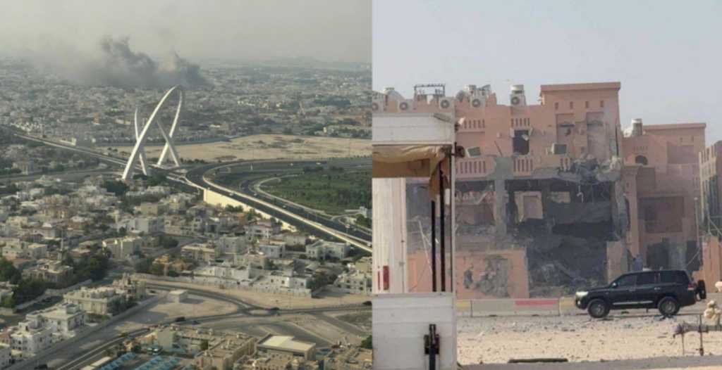 israel carries out attack in qatar explosion in doha